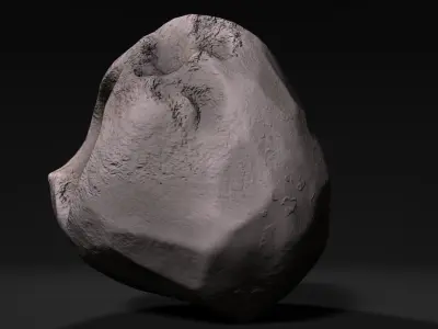 2600 Lowpoly Rock Free low-poly 3D model