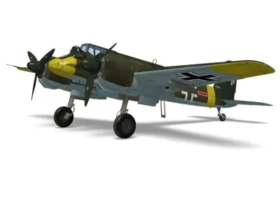 henschel hs129b2 3D model