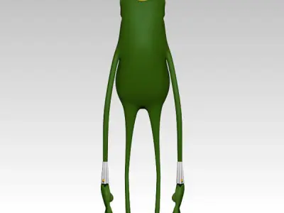 Frog Cartoon 3D model