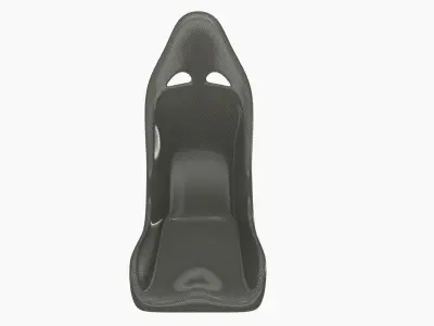 Tecnocraft T2 Carbon Seat Low-poly 3D model