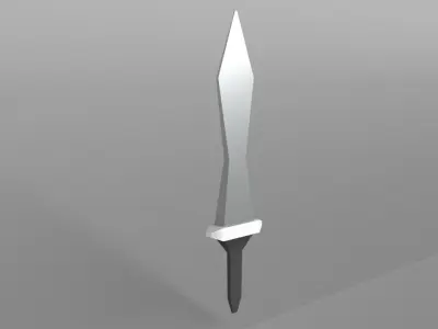 Lowpoly Sword 005 Low-poly 3D model