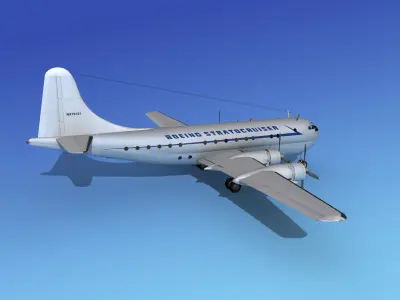 Boeing 377 Stratocruiser 2 3D model