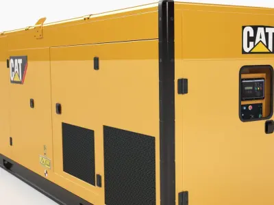 Diesel Generators 02 3D model