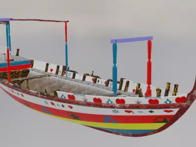 Boat 3d Model 3D model