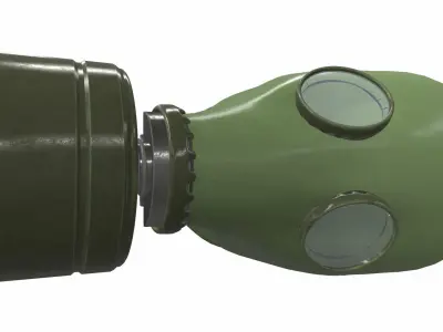 Gas Mask 10 3D model