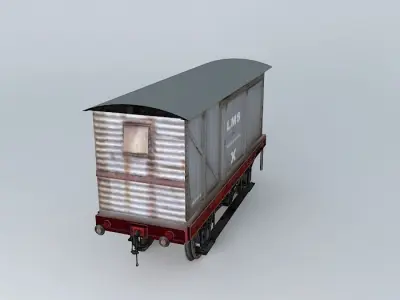 BOX of 3 Free 3D model