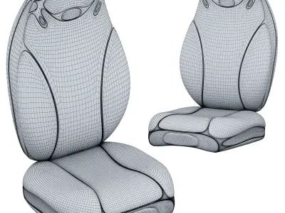 Car Chair 3D model