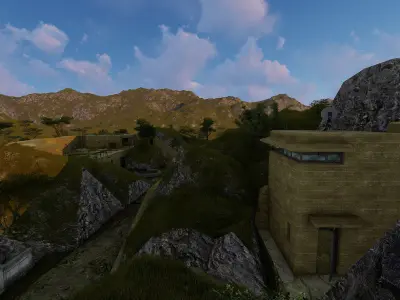 A Relic of the Past- crumbling fortress 3D model