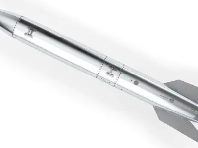 B61 Silver Bullet Fusion Bomb 3D model