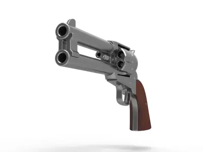 Revolver of agent Whiskey from Kingsman The Golden Circle 2017 3D model