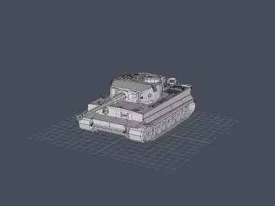 Tiger 1  3D model