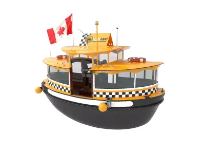 Water Taxi 3D model