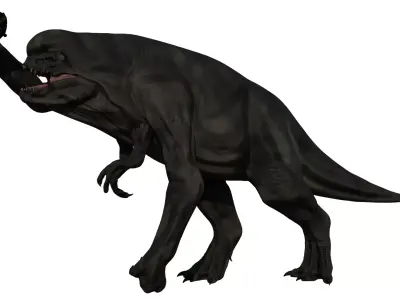 D Rex Distortus Rex Mutant Dinosaur 3D Model Low-poly 3D model