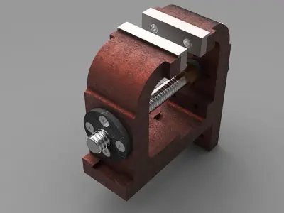 Mechanical vice Free 3D model