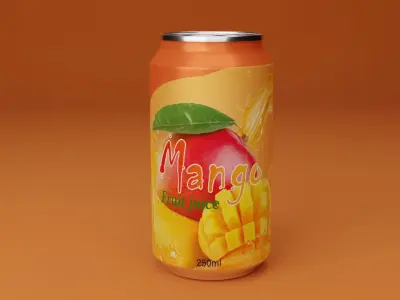 Fruit energy drink 3D model