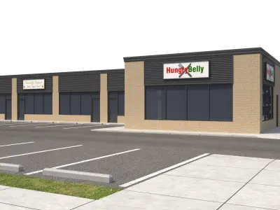 Retail-097 Retail Store 3D model