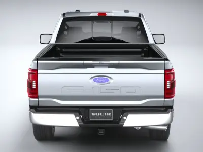Ford F150 XLT Regular cab 2022 3D model