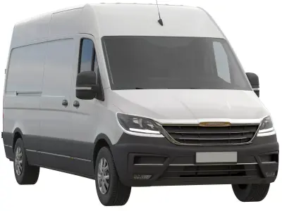 Generic Commercial Cargo Van 3D model