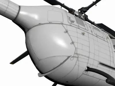 MBB BO-105 3D model