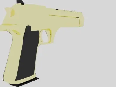 Desert Eagle Free low-poly 3D model