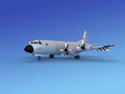 Lockheed P-3 Orion US Navy 8 3D model