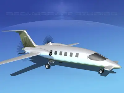 Piaggio Avanti P180 V10 3D model
