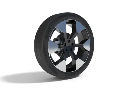 Car Wheel 3D model 3D model