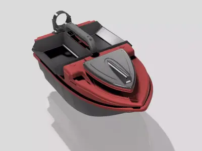 Boat Bait Carp Fishing 3D print model M-FISH-3D Printable 3D print model