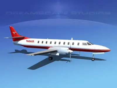 Swearingen SA226 Metroliner Tadair 3D model