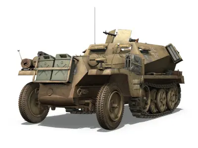 SDKFZ 250 - Halftruck  - 10PD 3D model