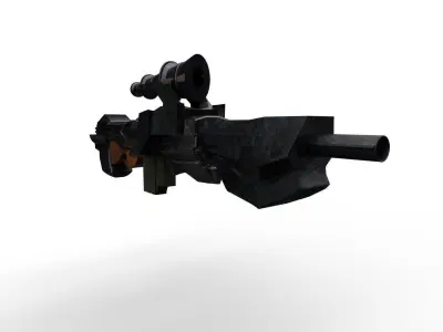 Tangent Ray Rifle Low-poly 3D model