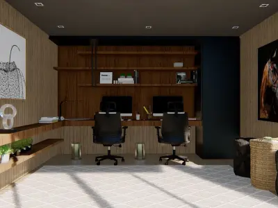 GARDEN ROOM - GARDEN OFFICE - Sketchup Lumion Free 3D model