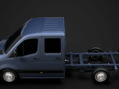 Freightliner Sprinter Chassis Crew Cab L2 RWD 2020 3D model