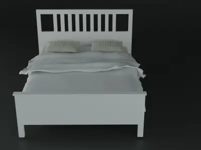 bedroom sofa Free low-poly 3D model