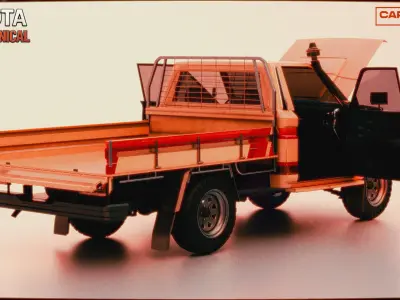 Toyota F70 Technical pickup Low-poly 3D model