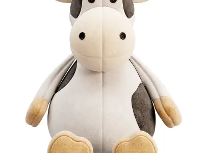 cow toy 3D model