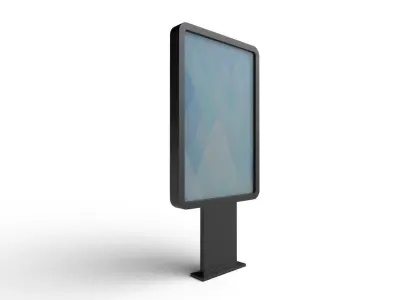 Stand Display M03 Low-poly 3D model