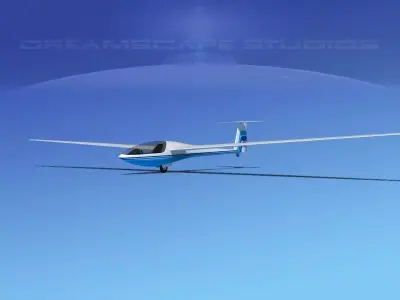 DG-400 17-Metre Motorglider V15 3D model