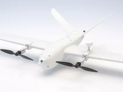 Tilt Rotor VTOL Drone 3D model
