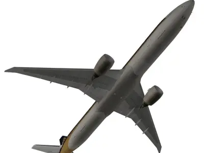 Boeing 777-300ER Singapore Airlines 3D model