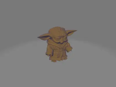 Baby Yoda Sculpture 3D print model