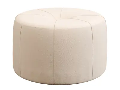 Ferris Oval Ottoman Free low-poly 3D model
