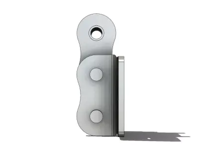 Corrente de Rolos ASA 60 Roller Chain 3D model