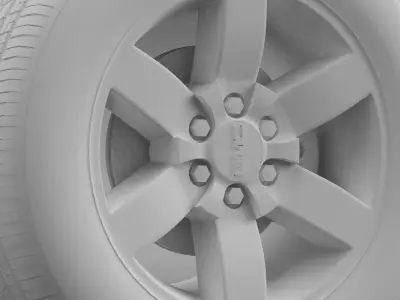 GMC Yukon Heritage Edition wheel 3D model