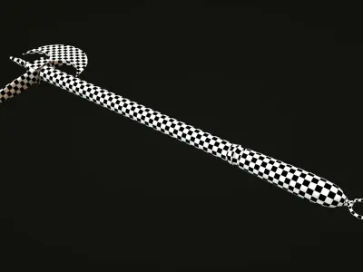 Iron Battle Axe Low-poly 3D model