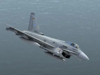 Typhoon Luftwaffe 3D model