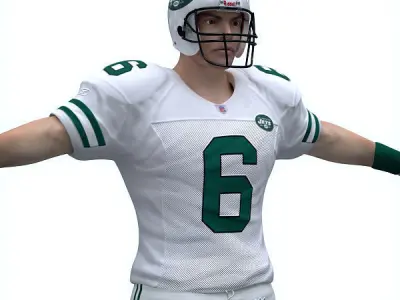 NFL Player New York Jets 3D model