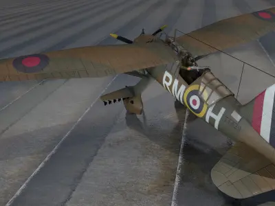 Westland Lysander Mk-1 3D model