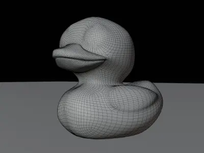 Yellow Rubber Duck 3D model