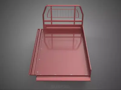 HEADBOARD TAILGATE DROP SIDE LOAD BED BODY DOOR PICKUP TRUCK CAR 3D model